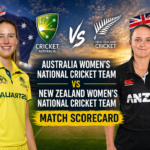 Australia Women's National Cricket Team Vs New Zealand Women's National Cricket Team Match Scorecard