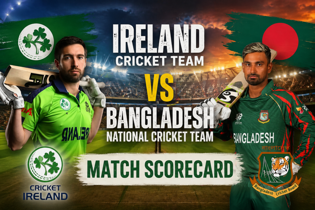 Ireland Cricket Team Vs Bangladesh National Cricket Team Match Scorecard