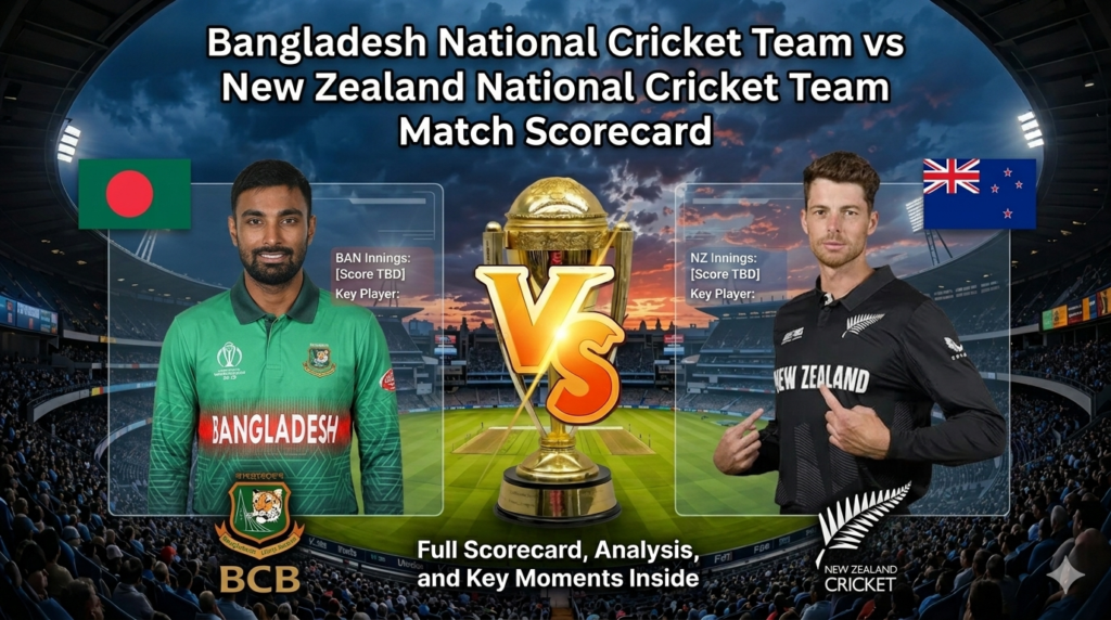 bangladesh national cricket team vs new zealand national cricket team match scorecard