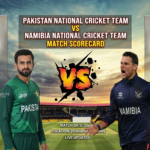pakistan national cricket team vs namibia national cricket team match scorecard