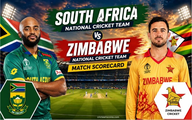 South Africa National Cricket Team Vs Zimbabwe National Cricket Team Match Scorecard