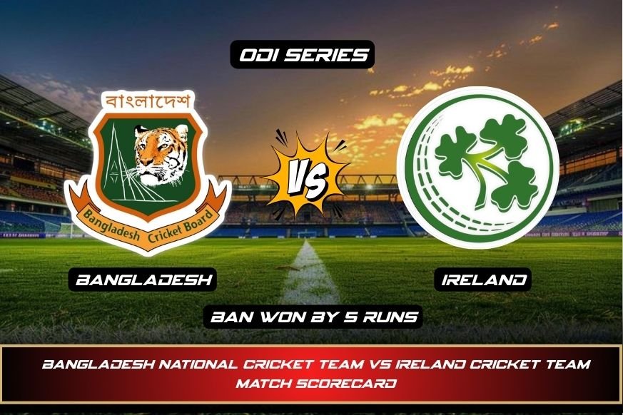 bangladesh national cricket team vs ireland cricket team match scorecard