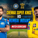 Chennai Super Kings vs Mumbai Indians Match Scorecard