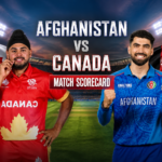 Afghanistan National Cricket Team Vs Canada National Cricket Team Match Scorecard