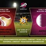 united arab emirates national cricket team vs qatar national cricket team match scorecard
