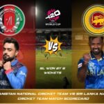 Afghanistan national cricket team vs Sri Lanka national cricket team match scorecard