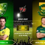 Australian Men’s Cricket Team Vs South Africa National Cricket Team Match Scorecard