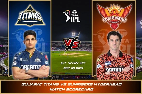 Gujarat Titans vs Sunrisers Hyderabad match scorecard