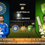 India National Cricket Team vs Australian Men’s Cricket Team Match Scorecard