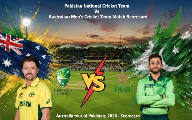 Pakistan National Cricket Team Vs Australian Men’s Cricket Team Match Scorecard