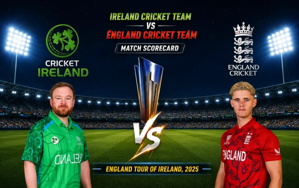 Ireland Cricket Team vs England Cricket Team Match Scorecard: Stunning Chase Seals 4-Wicket Win