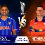 India National Cricket Team vs Netherlands National Cricket Team Match Scorecard