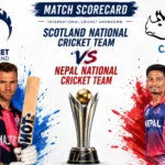 Scotland National Cricket Team Vs Nepal National Cricket Team Match Scorecard