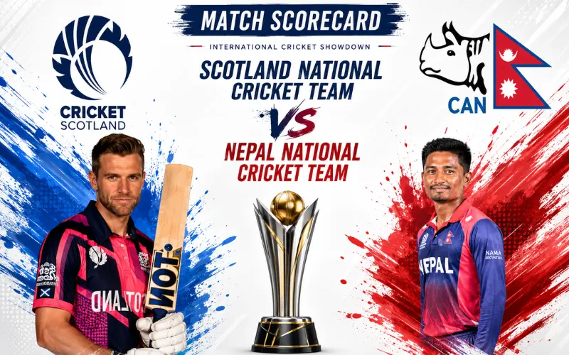 Scotland National Cricket Team Vs Nepal National Cricket Team Match Scorecard