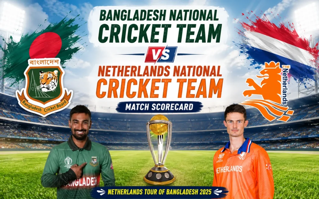 Bangladesh National Cricket Team vs Netherlands National Cricket Team Match Scorecard Bangladesh National Cricket Team vs Netherlands National Cricket Team Match Scorecard