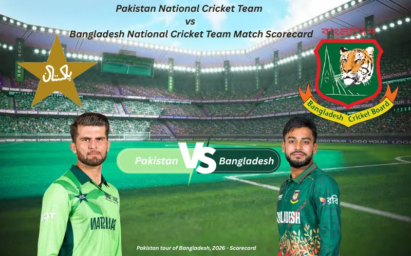 Pakistan National Cricket Team vs Bangladesh National Cricket Team Match Scorecard