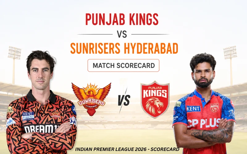 Punjab Kings vs Sunrisers Hyderabad Match Scorecard