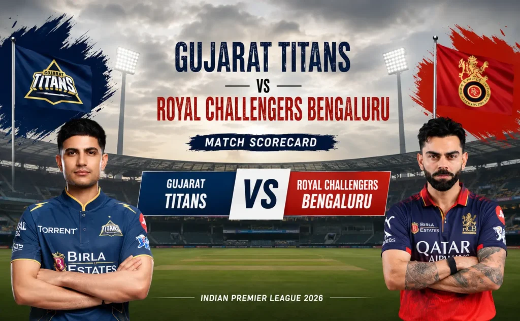 Royal Challengers Bengaluru vs Gujarat Titans Match Scorecard: Amazing 2026 IPL Final Result