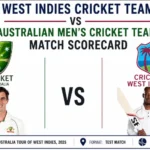 West Indies Cricket Team vs Australian Men’s Cricket Team Match Scorecard: 5 Amazing Key Moments | CricTeam Scores
